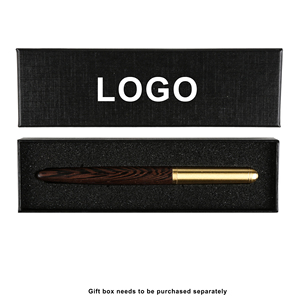 Stylo à encre gel en bois artisanal personnalisé, éco-responsable, de haute qualité, avec logo imprimé au laser, vente en gros pour cadeaux d'affaires - Product Image 6