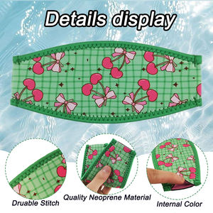 หน้ากากดำน้ำสกูบ้าแบบมีสายรัดหน้ากากสำหรับดำน้ำเล่นกีฬาทางน้ำ - Product Image 4