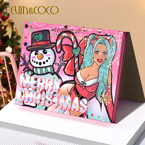 Atacado Natal Kevin coco Paleta de Sombra 70 Cores Alto PigmentHot venda Cosméticos Long-Lasting Matte Maquiagem sombra de - Product Image 1