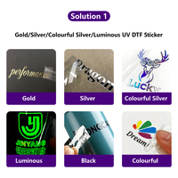 Imprimante DTF UV A3 haute précision avec effet 3D pour la création de badges en TPU, les patchs textiles et les étiquettes de vêtements