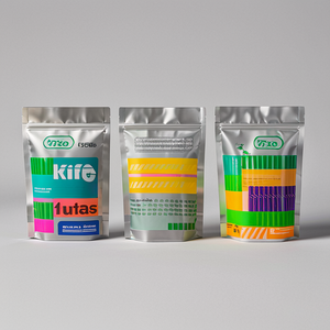 Bolsa de Mylar con Cierre, Personalizada, Impresa en Huecograbado, Reciclable, Mate, a Prueba de Olores, Pequeña, Termosellable, para Alimentos para Animales - Product Image 1