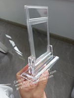 Supports en acrylique transparents anti-poussière, tailles personnalisables, pour cartes gradées (7x82mm, 11x74mm, 8x74mm)