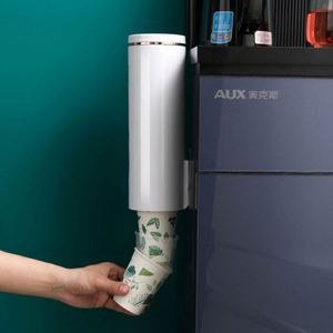 Light Luxury Disposable Cup Remover Wall-Mounted Dust-Proof Holder Eco-Friendly Tools Paper Storage Automatic Drop Water Cup - Product Image 4