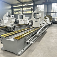 CW61220 Schwerlast-Horizontaldrehmaschine Großbohr-Rollendrehmaschine Hochleistungsfähige Schneidemaschine mit Hoher Steifigkeit für Windkraftanlagen-Metalldreharbeiten