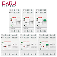 Commutateur de transfert automatique double alimentation (ATS) 2P 4P 80A AC 220V AC 110V pour systèmes photovoltaïques, interrupteurs sélecteurs électriques, alimentation ininterrompue EAATS-F