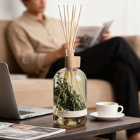 Nouvelle bouteille d'aromathérapie ultra-grande capacité 2500ML, série Man Ting Fang, bâtonnets en rotin sans flamme, personnalisation OEM