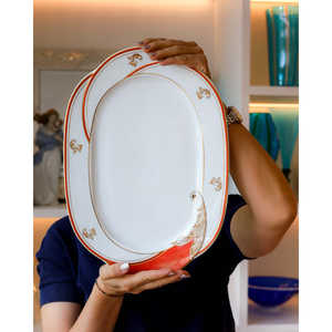 Set di Stoviglie di Lusso Richard Ginori Nuvola, 12 Pezzi, Motivo Iris Dorato in Rilievo, Kit Tazze in Melamina 0g per Hotel - Product Image 2