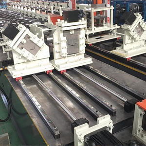 Trockenbau Decke T Gitter verzinktes Zink Omega Pelz profil Maschine, Zylinder L Pfetten rollen form maschine - Product Image 2