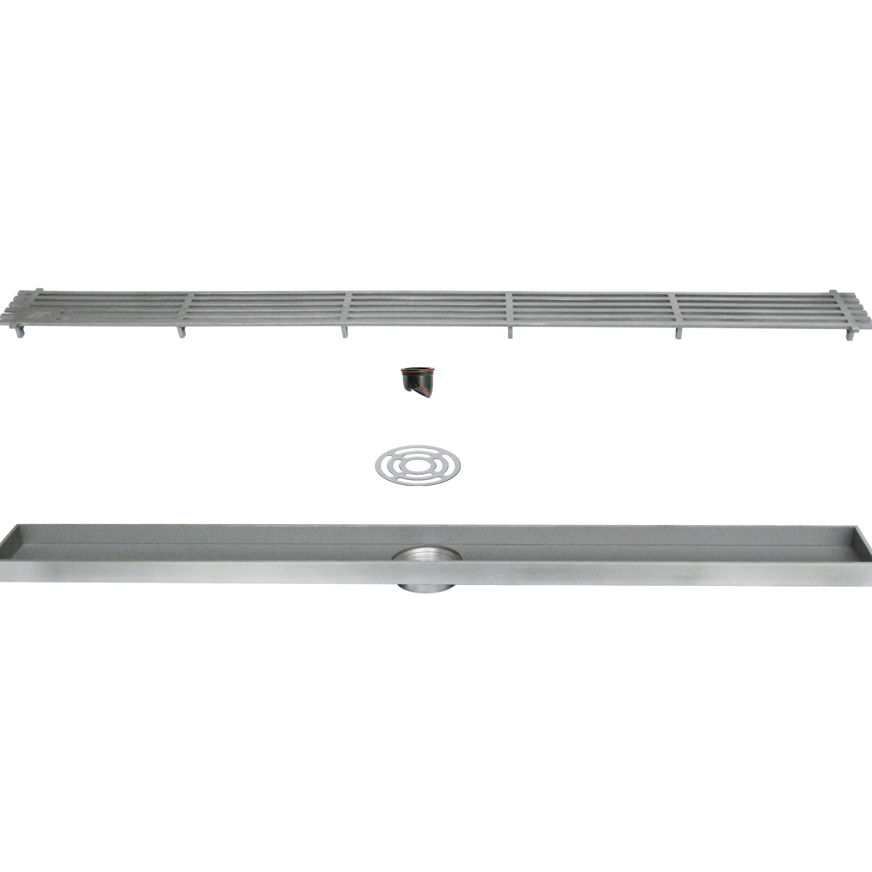 Расширенные коммерческие кухонные напольные дренажи с вертикальным выходом из нержавеющей стали, линейная плитка, вставка, слив для пола