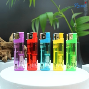 Briquet LED multifonctionnel à flamme douce rechargeable au butane, portable pour le camping quotidien, l'allumage de bougies - Product Image 2