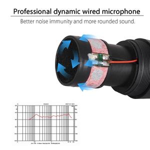 Cầm Tay Có Dây <span class=keywords><strong>Microphone</strong></span> Uni-Directional Năng Động, Chuyên Nghiệp Phòng Thu Âm Thanh Stereo Bài Phát Biểu Mic Âm Thanh Cho <span class=keywords><strong>Karaoke</strong></span> - Product Image 4