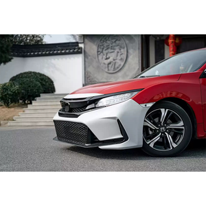 Pour Civic 10ème/11ème génération, modification de la calandre centrale du pare-chocs avant, grande taille - Product Image 6