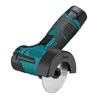 Mini-meuleuse d'angle sans fil portable avec déclencheur coulissant, moteur sans balais, disque de meulage en acier inoxydable pour bricolage