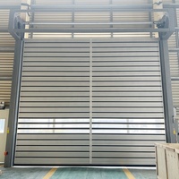 Porte roulante à grande vitesse en aluminium spiralé personnalisée de haute qualité