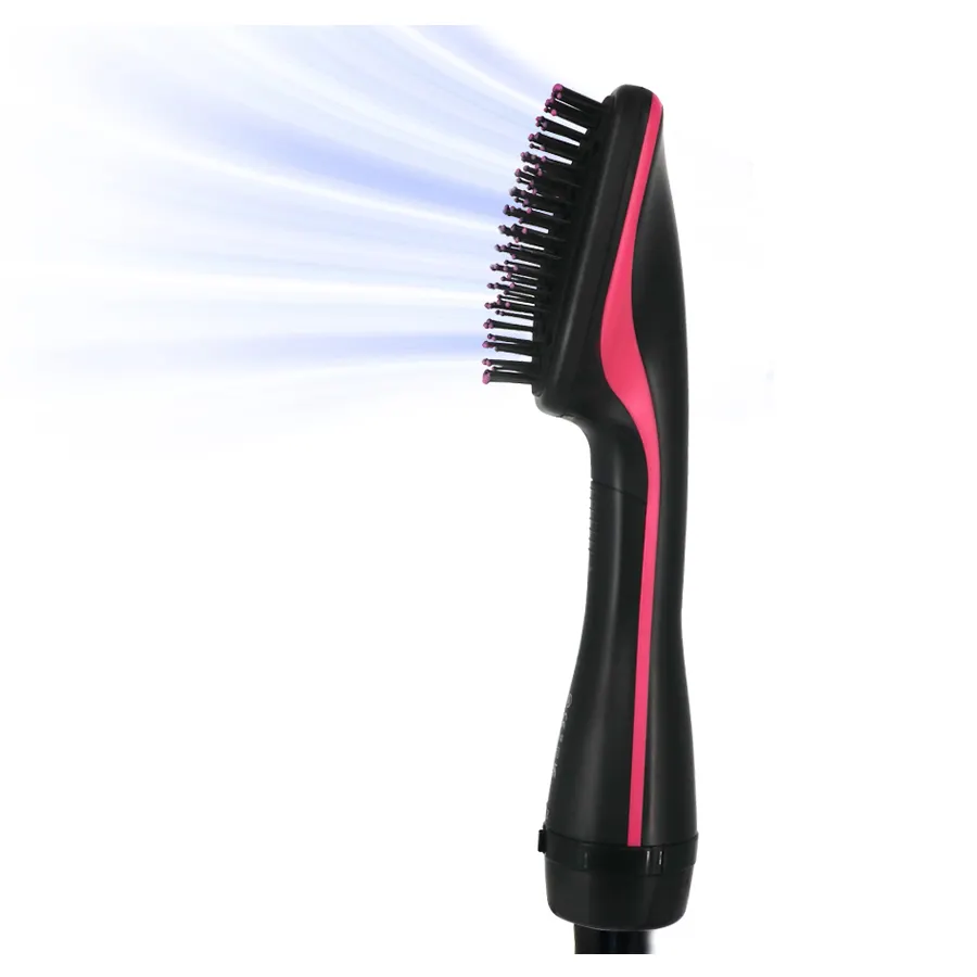 Secador de cabelo 3 em 1, escova de ar quente alisadora de calor elétrica secador de cabelo