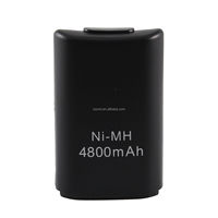 Batterie USB 5 en 1 4800mAh et kit de câble chargeur accessoires de jeu pour chargeur de contrôleur Xbox-360 avec câble de données