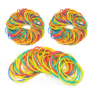 Wholesale Customized Rubberbands Manufacturer Synthetic Colorful Rubber Bands For Vegetables Binding Party Supplies Balloons