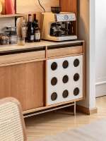 Vente en gros d'usine, meubles de rangement personnalisés, meubles de maison, armoire latérale de salle à manger d'hôtel, armoire en bois pour la cuisine et le salon