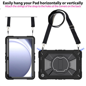 Housse de protection antichute pour tablette Samsung Galaxy Tab A9+/ A11 Plus 11 pouces, étui robuste avec bandoulière - Product Image 2