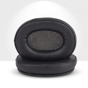 For Audio-Technica ATH-SR9 DSR9BT SR9 Earpads Ear Pads Ear Cushions Premium Black <b>Protein</b> Leather Headphone Covers Kit - Product Image 4