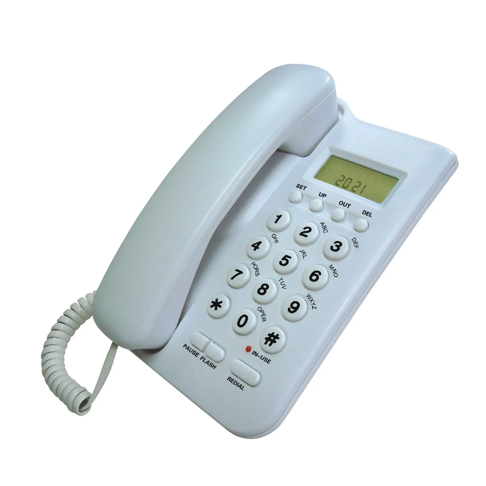 CFH новая модель LandlineTelephone Intercom Phone портативный светодиодный дисплей