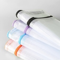 A4 organisateur clairement maille fermeture éclair sac visible tri décontracté en plastique document sac en nylon fichier poche personnalisé pour l'école bureau