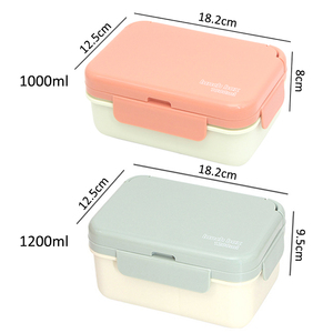 Loncheras <span class=keywords><strong>de</strong></span> Plástico PP <span class=keywords><strong>de</strong></span> Diseño Simple, Personalizables al por Mayor, Aptas para Microondas, Certificadas por FCM, con Tres Compartimentos - Product Image 2