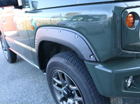 Extensions d'ailes de roue en ABS noires 4x4 tout-terrain pour Suzuki Jimny Jb74 Accessoires