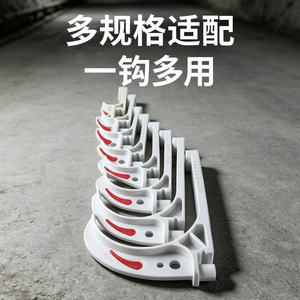 ตะขอเกี่ยวสายเคเบิล PVC รูปตัว C รับน้ำหนักได้ 60 กก. สำหรับยึดสายเคเบิลในงานเหมืองและงานก่อสร้างอุโมงค์ - Product Image 4