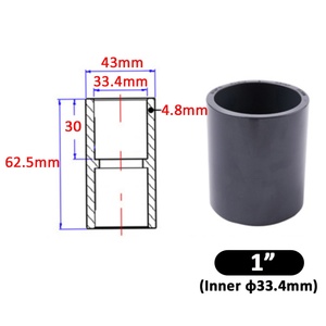 Conectores de Reparación de Tuberías de PVC de Servicio Pesado Schedule 80 de 1 Pulgada, Acoplamiento de Tuberías para Estructuras de Soporte de Jardín, Accesorios para Tuberías - Product Image 2