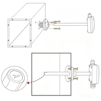 Transmisor de Velocidad del Aire Inalámbrico, Tipo Ducto, Mejor Precio, Sensor de Viento de Bajo Costo, Detector de Ventilación Industrial
