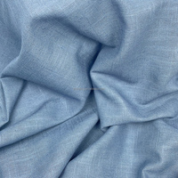 Tissu respirant de bonne qualité, 70% rayonne, 30% lin mélangé, doux, 300GSM, tissé, nœud en bambou uni, pour vêtements Abaya pour filles et garçons