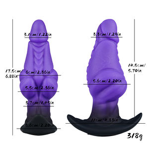 Dildo Anal Grande de Silicona Suave, Tapón Anal Gigante Usable, Estirador de Fantasía Anal para Hombres, Mujeres, Parejas, Masajeador de Próstata Gay - Product Image 2