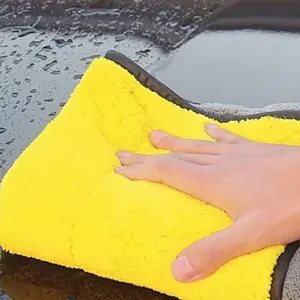 Coral Fleece Wash Microfiber Cloth Car Cleaning Microfiber Towel Car Drying Absorbent Towel