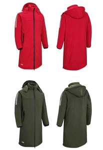 Parka sportivo da nuoto per parka da nuoto per giacca da allenamento invernale riflettente in poliestere Unisex personalizzato per adulti e bambini - Product Image 2