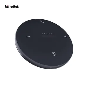 Hitrolink HT-OM450 Portable Video Conference Equipment USB Wired Speakerphone With Bluetooth And 4 MEMS Microphones