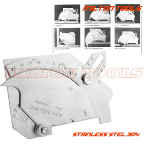 MG-8 पुल कैम वेल्डिंग गेज स्टेनलेस स्टील कैम प्रकार वेल्डिंग गेज टेस्ट Ulnar वेल्डर निरीक्षण गेज पण - Product Image 3