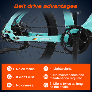 <span class=keywords><strong>Kit</strong></span> de système d'entraînement par <span class=keywords><strong>courroie</strong></span> pour <span class=keywords><strong>vélo</strong></span> électrique E-Bike Moto électrique E-Moto et <span class=keywords><strong>vélo</strong></span> - Product Image 2