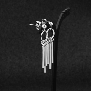 Meilleures ventes 2026 : Boucles d'oreilles pendantes carrées longues personnalisées, design minimaliste de niche, unisexe, bijoux tendance - Product Image 4