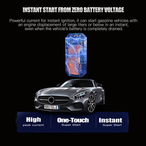 Démarreur <span class=keywords><strong>de</strong></span> saut 12V, batterie externe, gonfleur <span class=keywords><strong>de</strong></span> pneus, lumière SOS, courant <span class=keywords><strong>de</strong></span> pointe 800-1200A pour démarrage d'urgence <span class=keywords><strong>de</strong></span> voiture, camion, assistance routière - Product Image 5