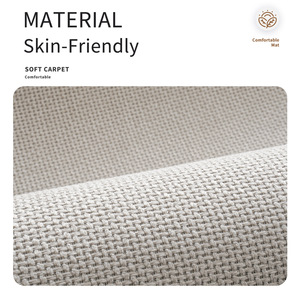 Tapete para Mascotas Sally Hemp con Borde de Terciopelo, Ovalado, Antideslizante, para Alimentar Perros, Cálido, para las Cuatro Estaciones, Lavable a Mano - Product Image 3