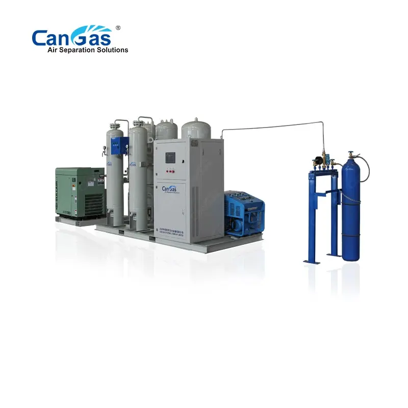 Di alta qualità PSA generatore di ossigeno CanGas ossigeno linea di produzione di apparecchiature a gas O2 23 anni per tutti i Settori Industriali