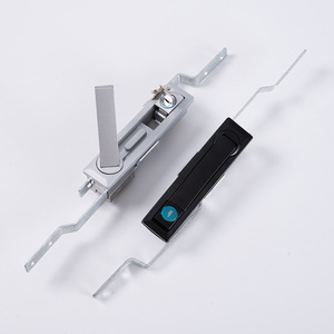 Serrure de porte d'armoire industrielle MS731-1-2 à liaison supérieure et inférieure, sans perçage, pour boîtier de distribution de commande, châssis Rittal - Product Image 2