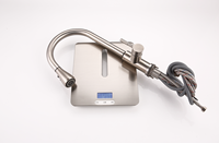 Robinet d'eau pour évier intelligent à capteur monté sur pont Robinets d'évier de cuisine en acier inoxydable Robinets de cuisine tactiles
