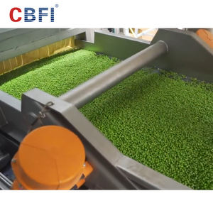 फ्लूडाइजेशन iqf मशीन तेजी से फ्रीज करने के लिए फ्लूडाइज्ड बेड फ्रीजर भी फ्रीज करें - Product Image 5