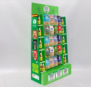 苔藓零食展示架 面包饼干纸板展示架 零售展示架 - Product Image 1