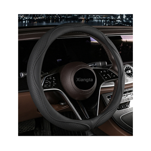 Toyota karbon Fiber direksiyon kılıfı için Xiangta araba aksesuarları 36-38Cm araba direksiyon kılıfı s silikon - Product Image 2