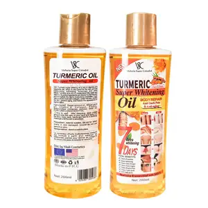 Hot sale Turmeric Oil Magic Whitening Lightening Vitamin E Anti-Aging Dark Spot Skincare Moisturizer Face & Body Essential Oil