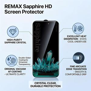 Protector de Pantalla de Vidrio Templado REMAX GL-70 Sapphire Privacy 9H con Protección Anti Luz Azul para <span class=keywords><strong>iPhone</strong></span> Serie 16, 17 y 18 - Product Image 6