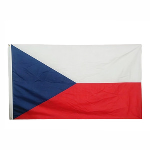 Bandera Nacional de la República Checa de 3x5 pies, Bandera Checa de Poliéster Impresa Resistente con Ojales de Latón - Product Image 1